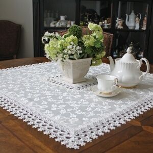 NEW Deco Lace Jacquard Tablecloth, Art Deco style